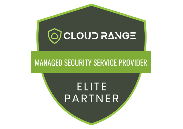 Cloud Range Managed Security Service Provider Elite Partner Badge
